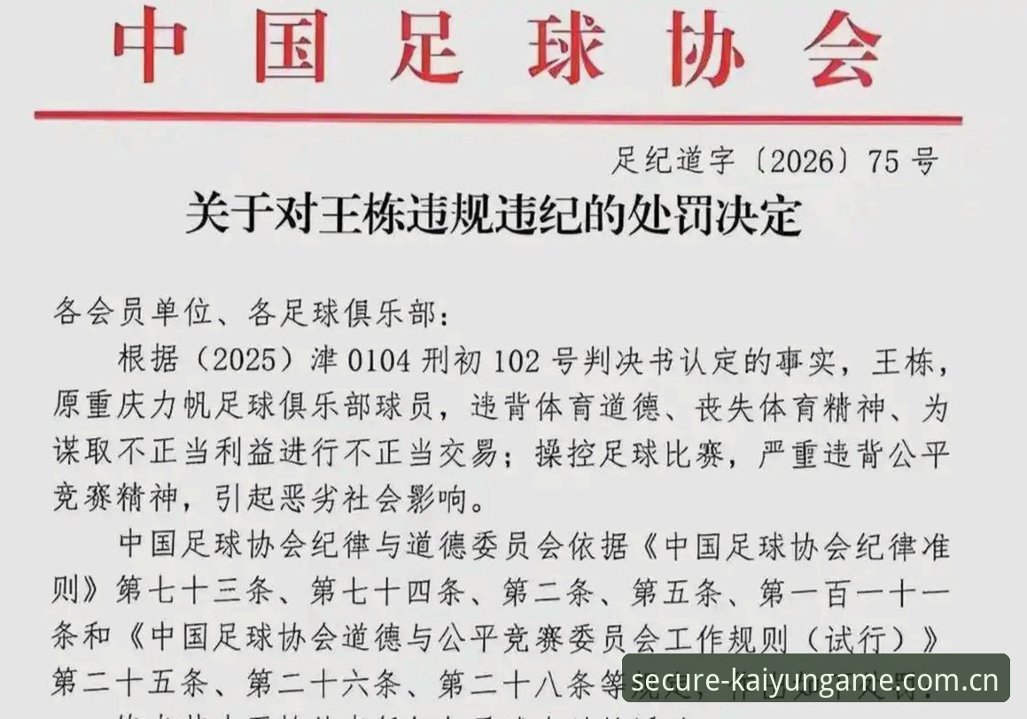 中国足协第三批禁足名单解读教程：如何通过kaiyun体育软件追踪赛事诚信动态